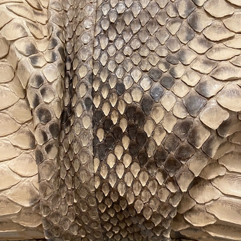 Michael Kors Collection Python Satchel Handbag, B… - image 7